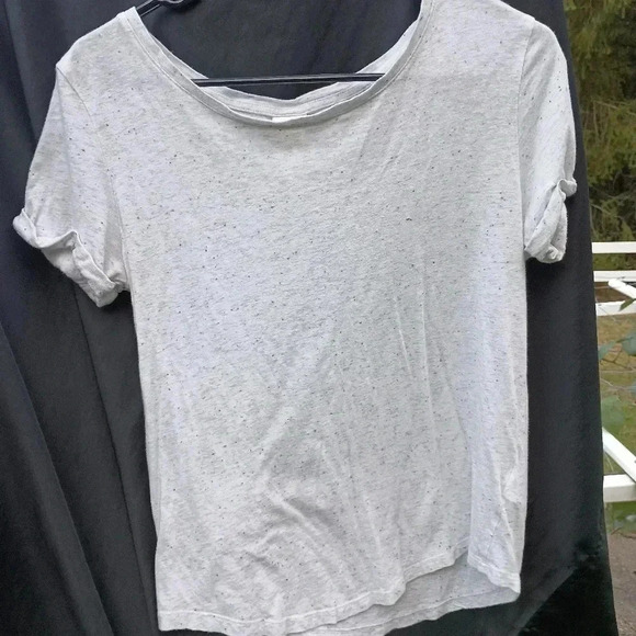 H&m scoop neck size extra small white tee - Picture 1 of 4